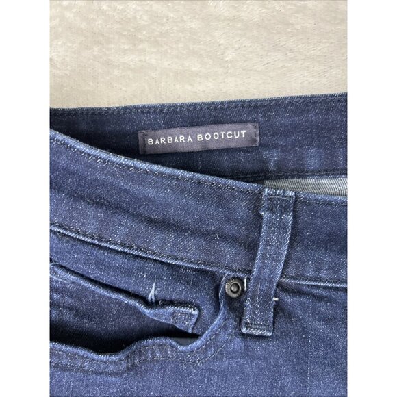 NYDJ Premium Denim Women's Blue Lift X Tuck Barbara Bootcut Jeans Size 10P Dark - Picture 3 of 9